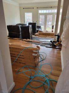 How to prepare your furniture for a hardwood flooring installation. 